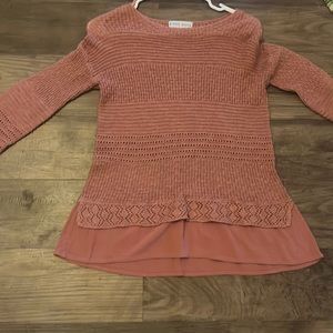 Pink sweater so cozy love it!